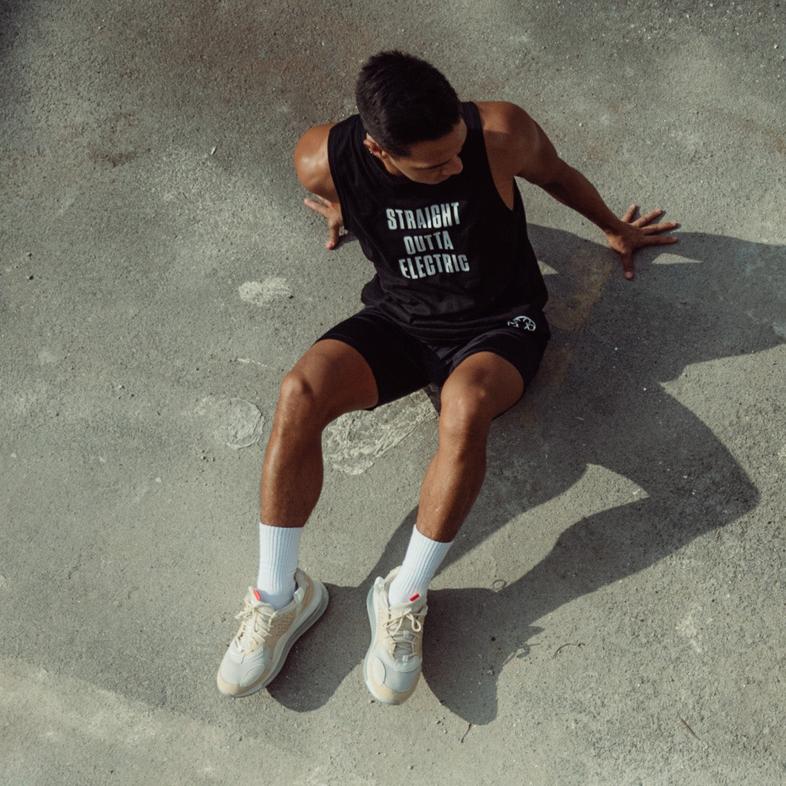 STRAIGHT OUTTA ELECTRIC MUSCLE TEE